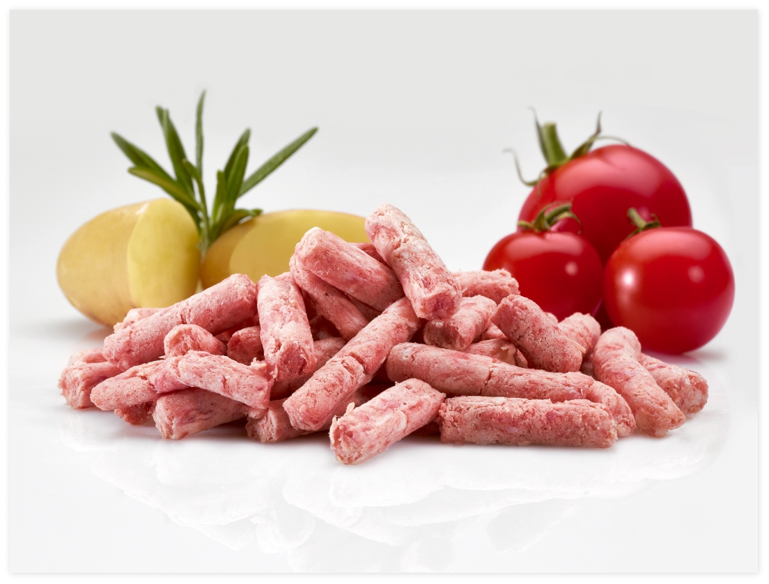 Egrené de viande crue IQF pour PAI - gamme crue