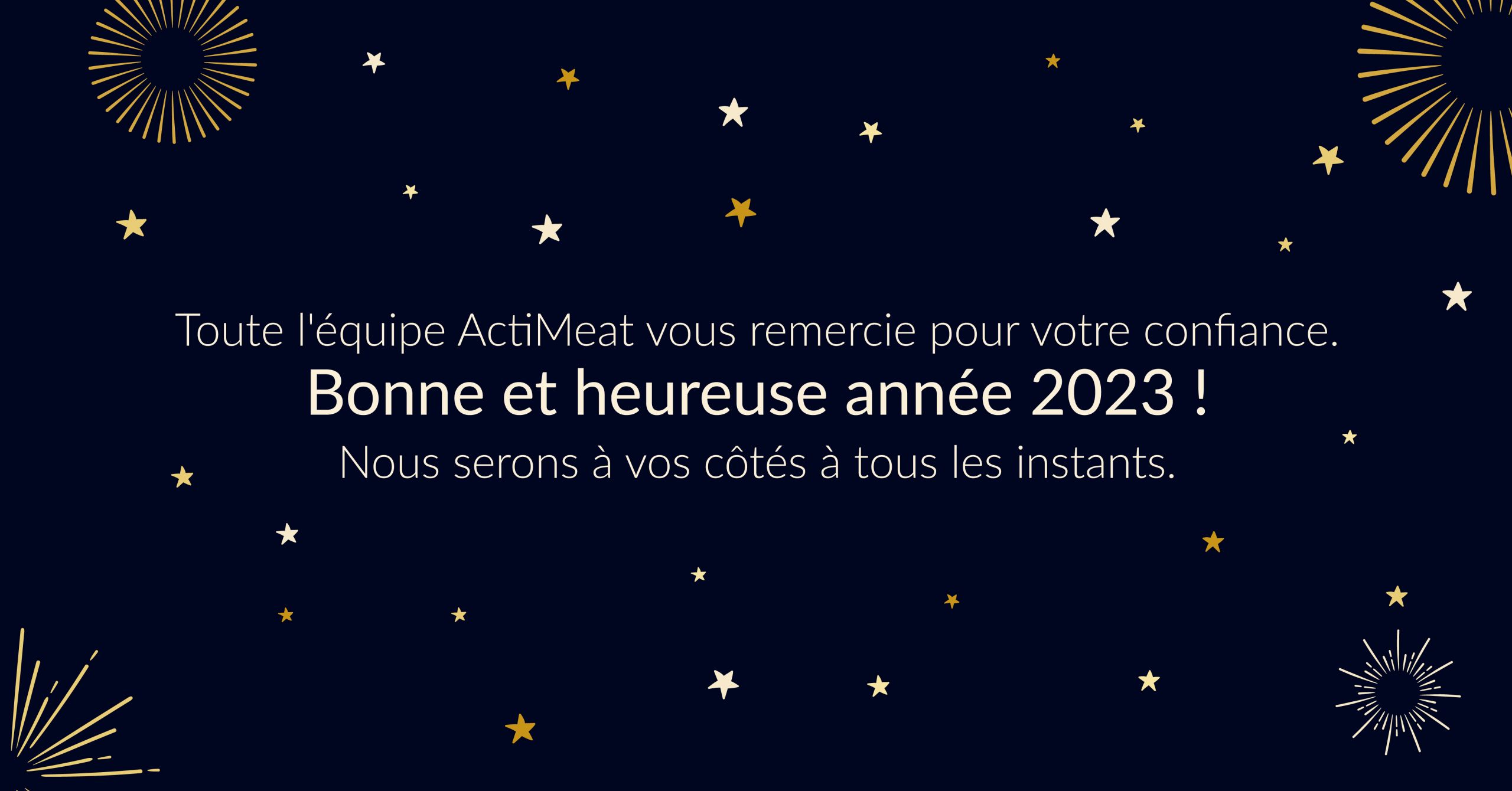 Bonne année 2023 - Actimeat